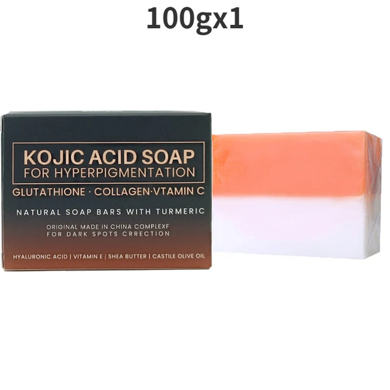 Kojic Acid Soap Whitening Soap Handmade Skin Care Deep Cleaning Moisturizing Cleansing Essential Temperate Soap Brighten Skin